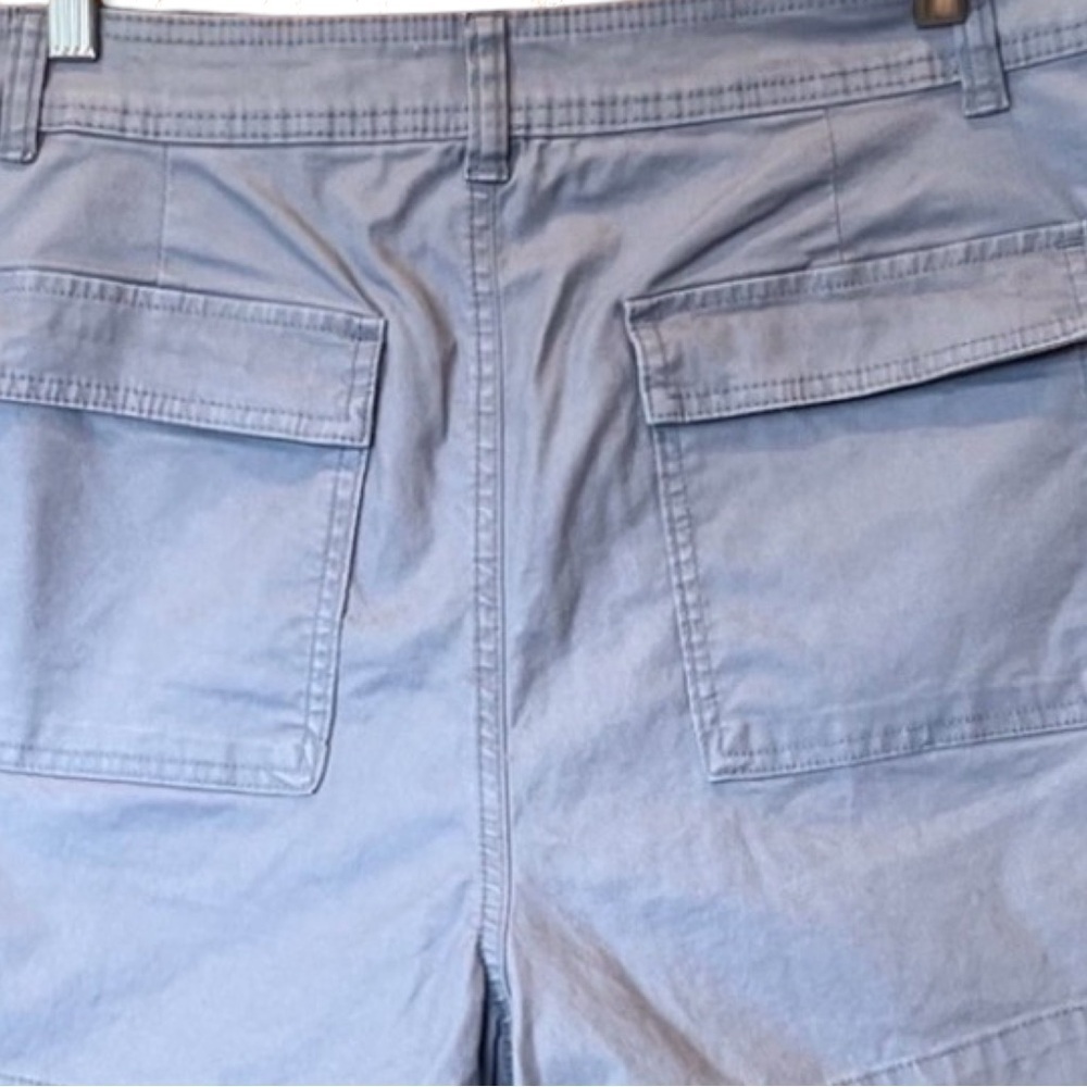 A New Day Flat Front Grey Canvas Shorts Size 18 - Picture 7 of 9